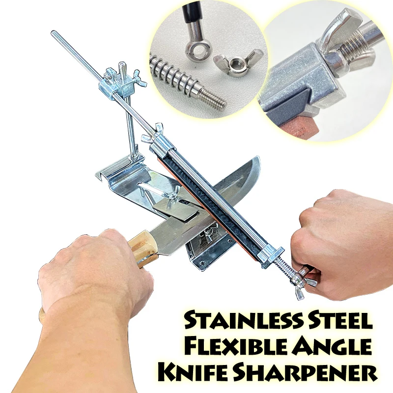

Ruixin Pro Flexible Knife Sharpener Stainless Steel Professional Sharpening Tool Kitchen Accessories Grinding Diamond Bars Kits