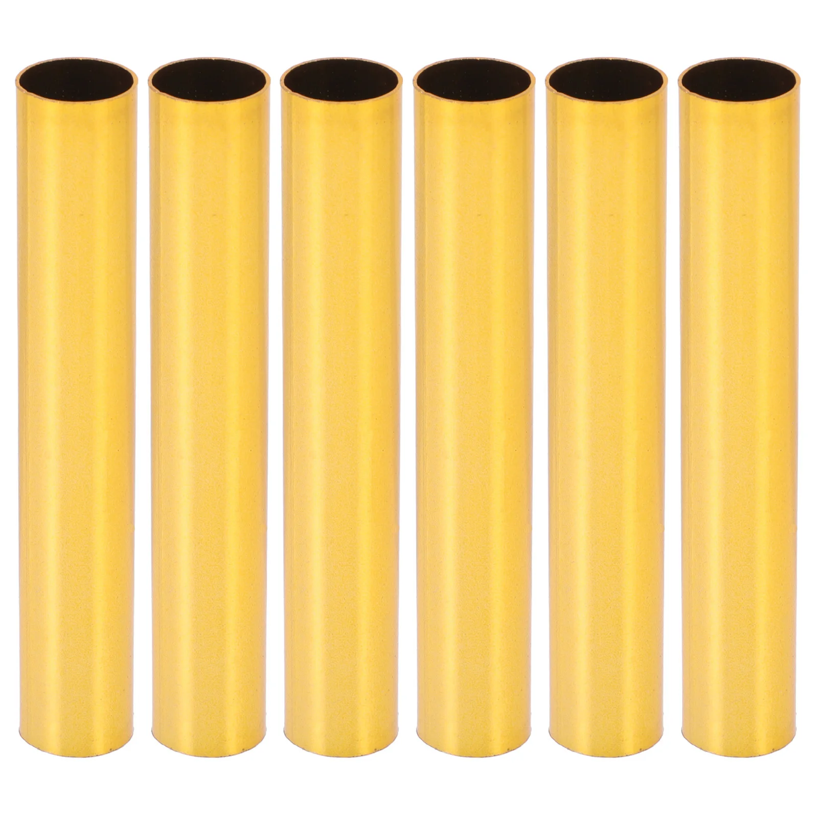 

6pcs 16X100Mm Lamp Base Sleeve Replacement For Chandelier Lighting Parts Durable Flanging Sleeve Crystal Chandelier Accessories