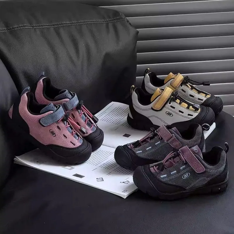 

Kids Tennis Shoes Toes Capped Fashion Children Casual Shoes Hook&loop Versatile 2025 Brand New Boys Girls Sports Shoes Soft Sole