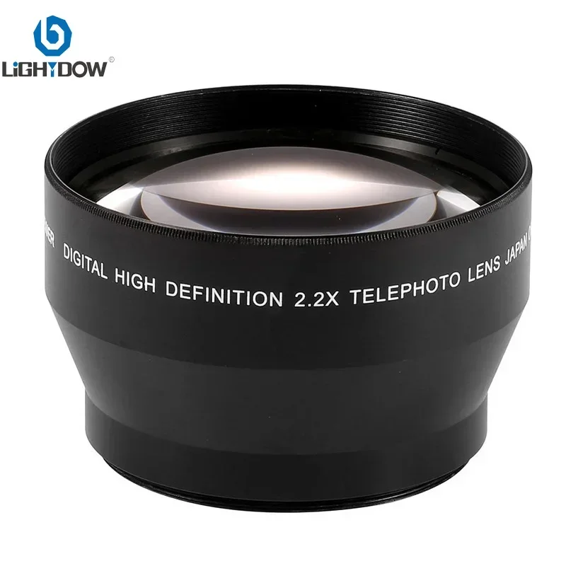 عدسات تليفوتوغرافي إضافية عالية الوضوح ، من نوع Lightdow ، 67 ، 2.2x ، قابلة للتطبيق على كانون ، نيكون ، سوني ، كاميرات DSLR ، عالمية
