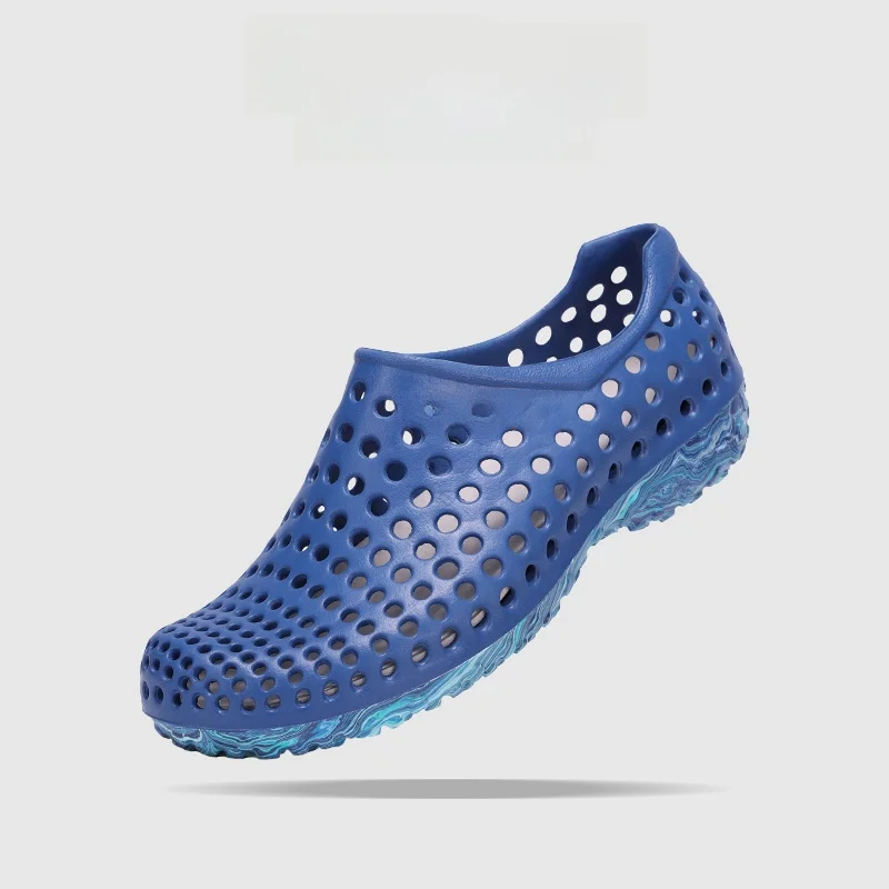 

Comfortable Casual Summer New Light Beach oes Breathable Anti-slip Clog Men's Elastic Comfortable Sandals Hollow out Design