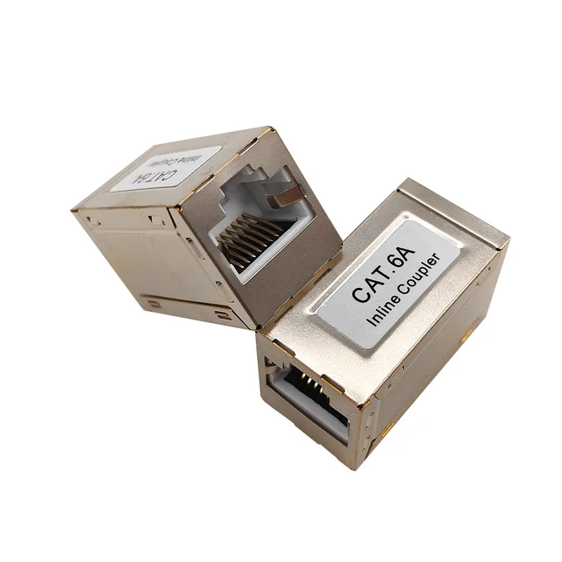 5PCS RJ45 Cat6 geschirmte modulare Ethernet LAN Netzwerkkabel Verlängerung Koppler Stecker Adapter