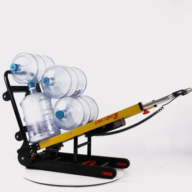 Стабильная электрическая тележка для подъема по лестнице в сложенном виде