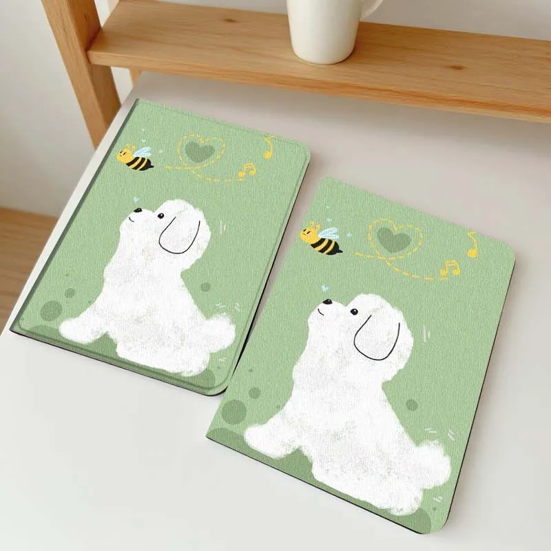 

Cartoon White Dog Bone For Vivo IQOO Pad2 Pad3 Pad5 Air SE Pro 12.1 12.3 13 11.5 11 inch Tablet Case