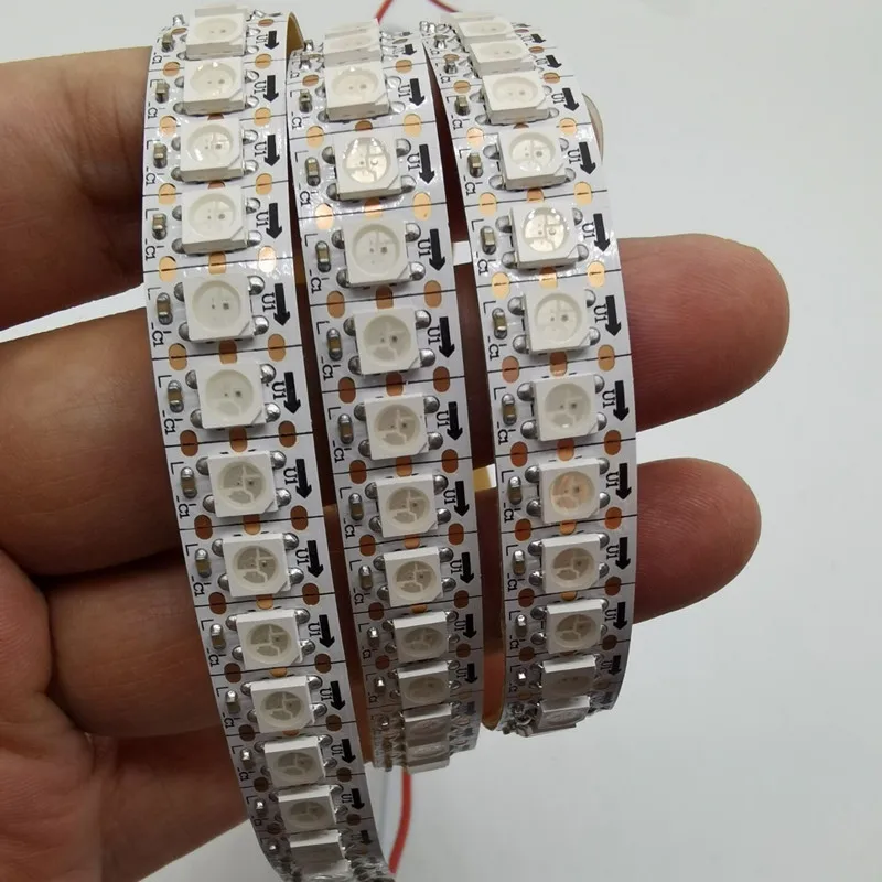 LED Strips WS2812B Ws2812 IC RGB Individually Addressable 5050 Led Strip Light Waterproof Diode Flexible Neon Led Tape Lamp DC5V