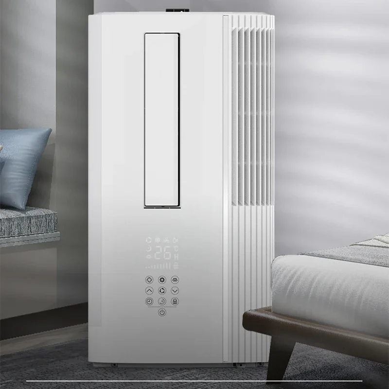 Portable integrated window air conditioner, inverter type, high efficiency and energy saving, cooling only, dehumidification and