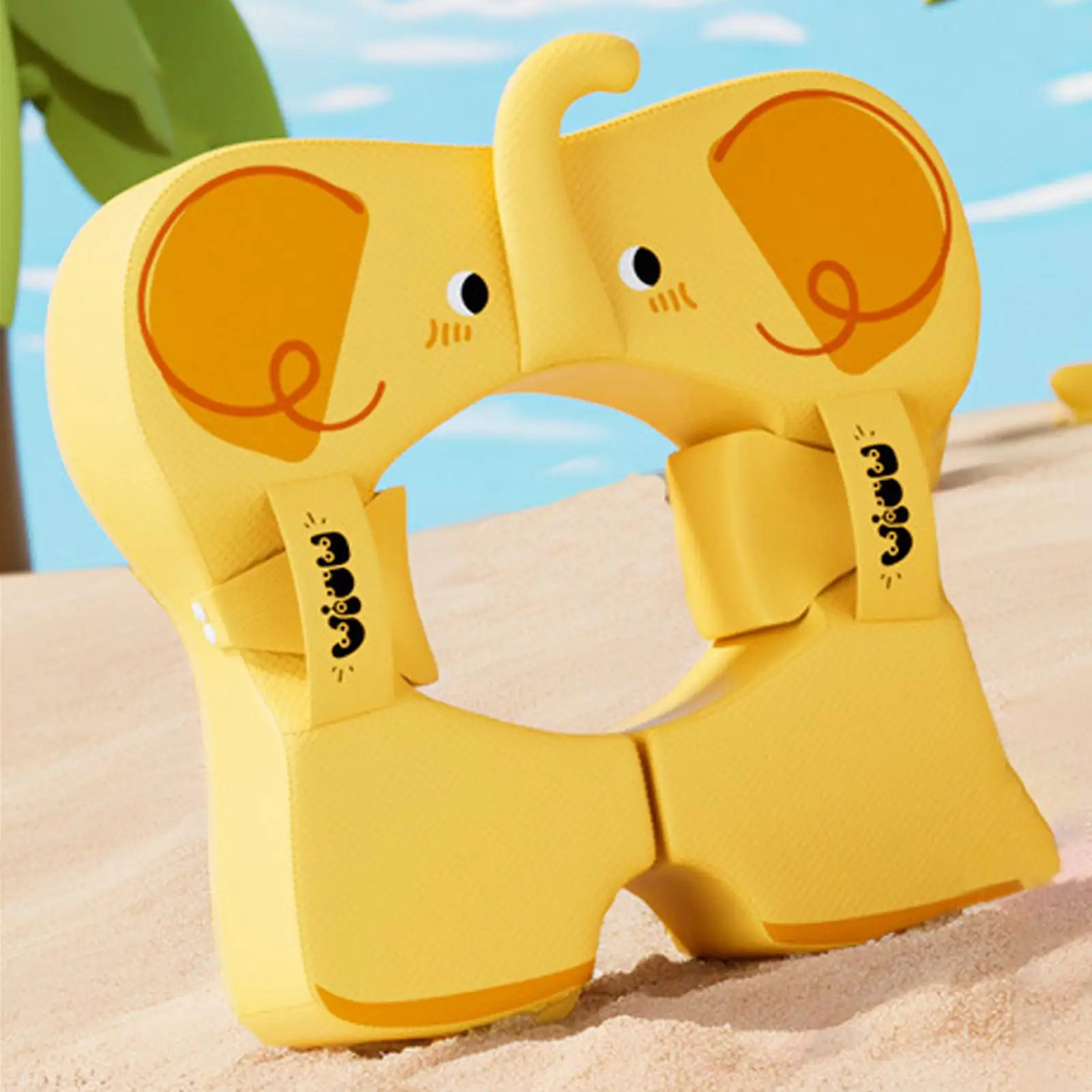 Babyzwembadvlotter Niet-opblaasbare olifant Babyveiligheid Waterring Ergonomische drijfvermogen Ring Zwembadspeelgoed Draagbaar drijfapparaat voor