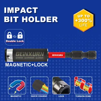 Geinxurn 2 吋衝擊式強力磁性電動螺絲起子頭套裝,安全 Torx 頭電動螺絲起子頭,S2 合金鋼星形 TT20 螺絲起子頭套裝 8 最佳銷售 20號星形螺絲 - №6