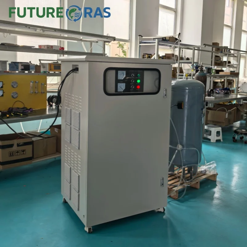 AIROW Aquaculture Dissolved Oxygen Aeration System Ceramic Oxygen Diffuser Pond Oxygen Generator for Fish Farm tank