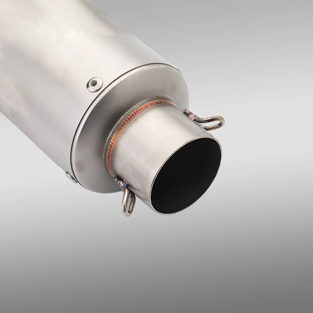 مناسبة لكاواساكي ZX6R ZX-6R ZX6R أنظمة العادم والعادم للدراجات النارية أنبوب العادم 2009-2020