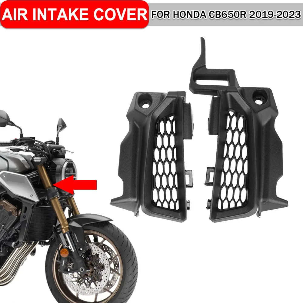 

Motorcycle Air Intake Cover Side Panel Grill Vent Fairing Mesh Cowl Kits For Honda CB650R CB 650R 650 R 2019 2020 2021 2022 2023