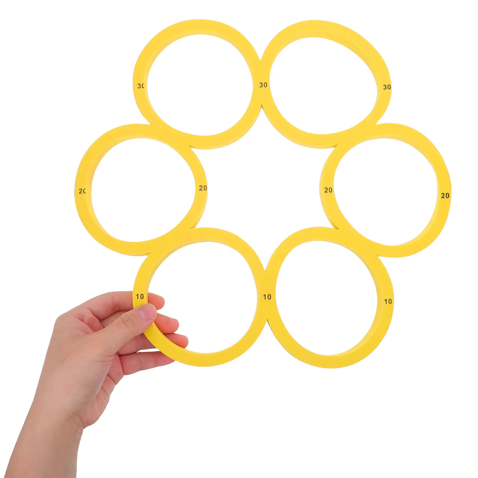 

Набор для игры в метание кольцеринг в бассейне: 12 шариков из ЭВА, с подсчетом очков, для семейного отдыха на открытом воздухе, водные виды спорта