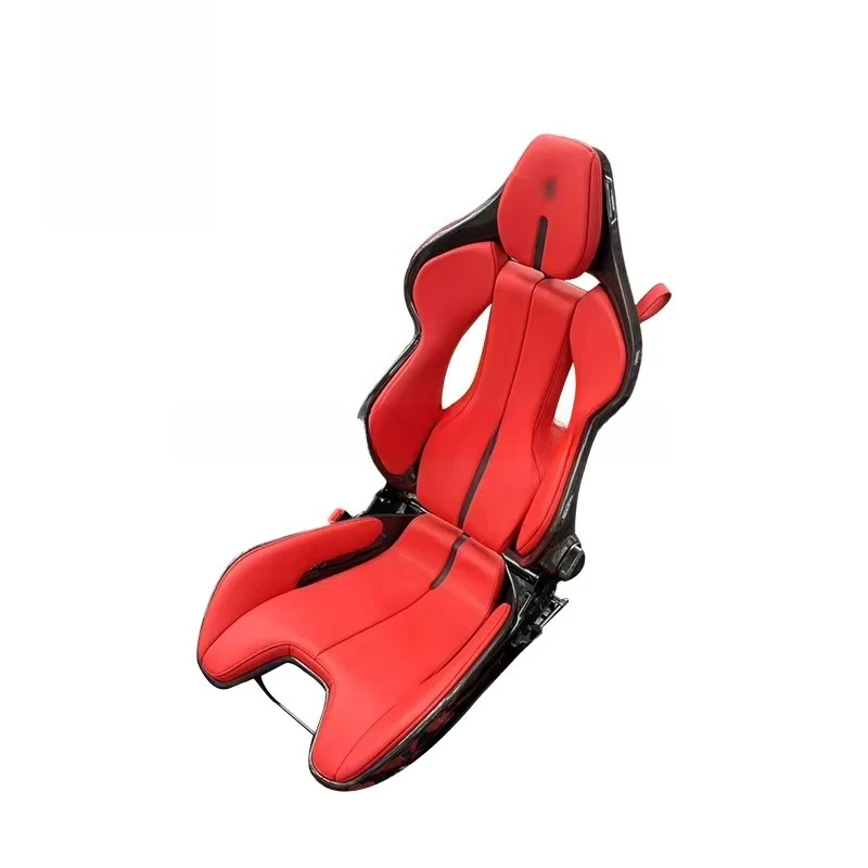 Universal Seat Dry Carbon Fiber Bucket Seat Racing Seats Car Interior for Ferrari SF90 458 488 812 F8 296GTB Vehicle Accessories