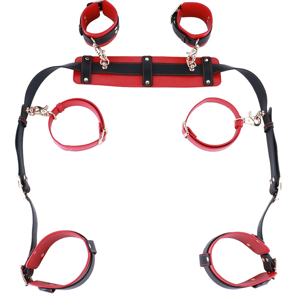 QKKQ BDSM Body Bondage Sex Set Breast Harnesses Chest Bondage Erotic Arm Wristband Fixed Hands And Feet Wrist Thigh For Women