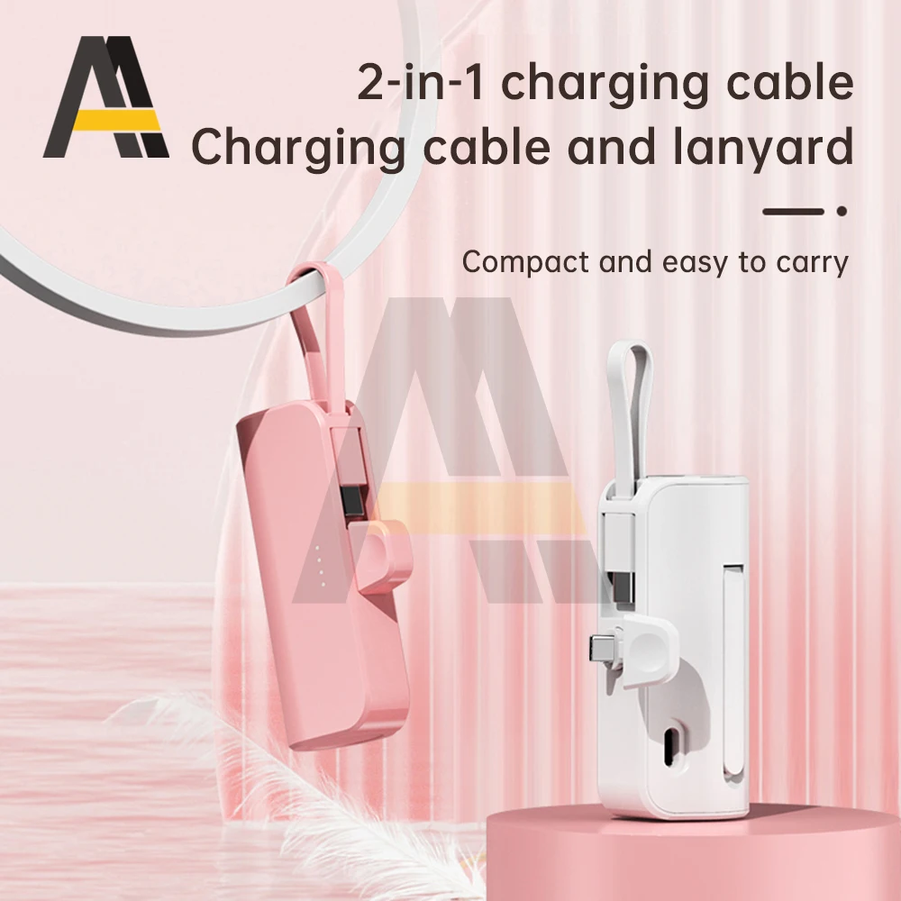 Casing Power Bank portabel Mini, wadah catu daya ponsel tipe C 18650/21700, Bank daya baterai eksternal