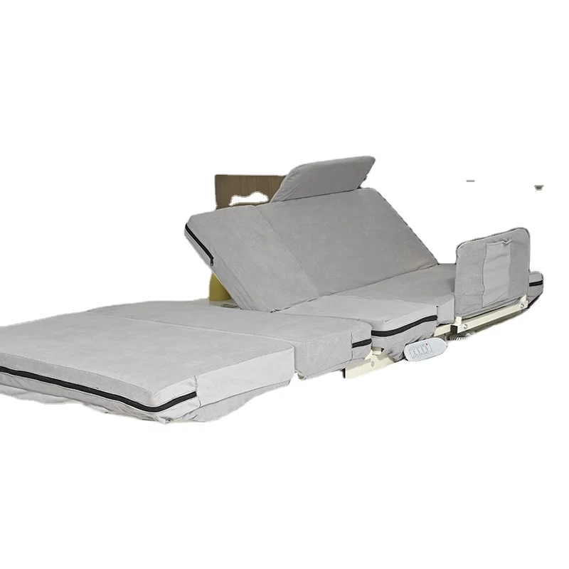 Casa de enfermagem três funções levantador traseiro elétrico seguro e economizador de espaço colchão elétrico multifuncional para casa de enfermagem
