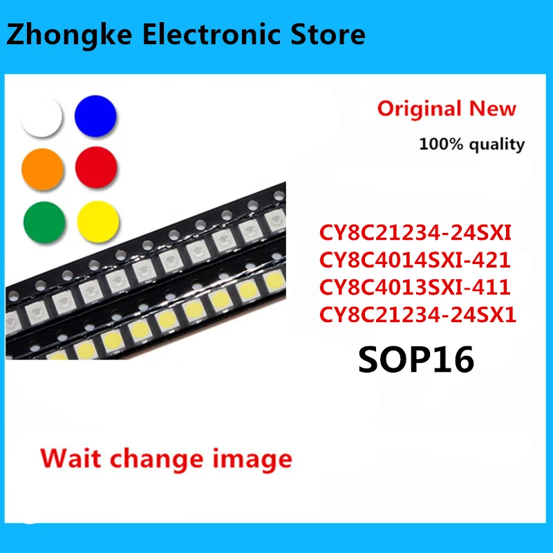 

1PCS/LOT CY8C21234-24SXI CY8C4014SXI-421 CY8C4013SXI-411 CY8C21234-24SX1 sop16 for Amplifier module Power audio module