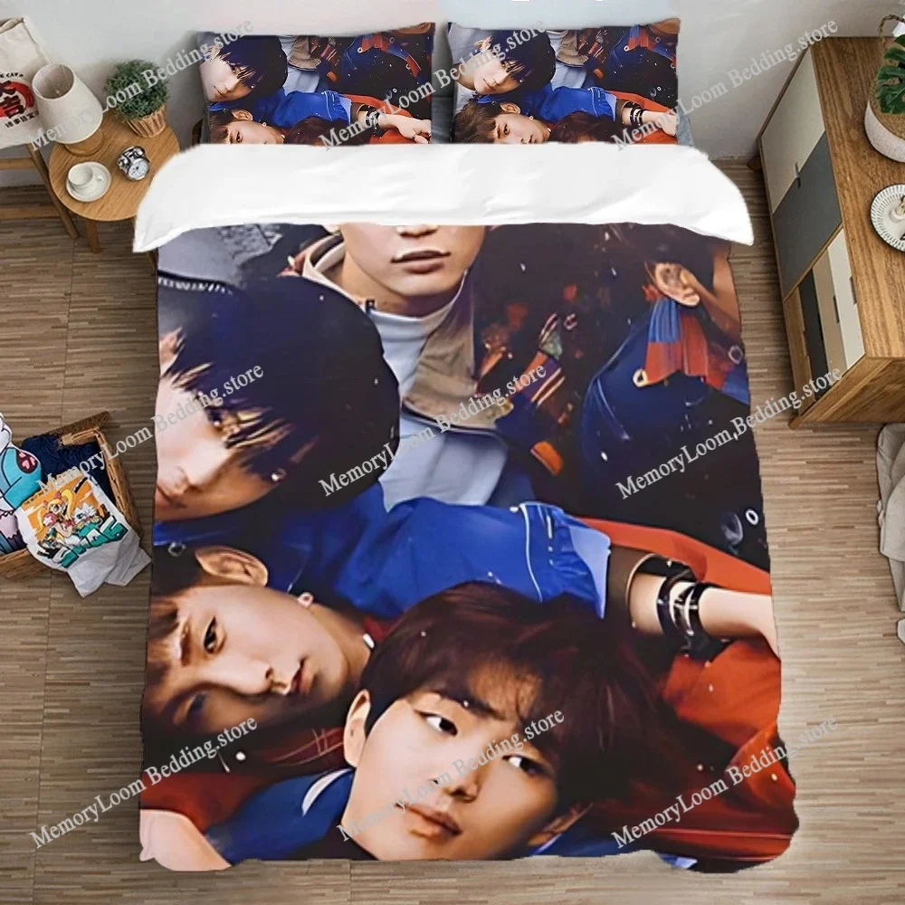 

Duvet Covers Queen Bed Comforter Sets Quilt Cover Art Bedding Set Double Size Fashion Pillowcase S-SHINees Linen Home Textile