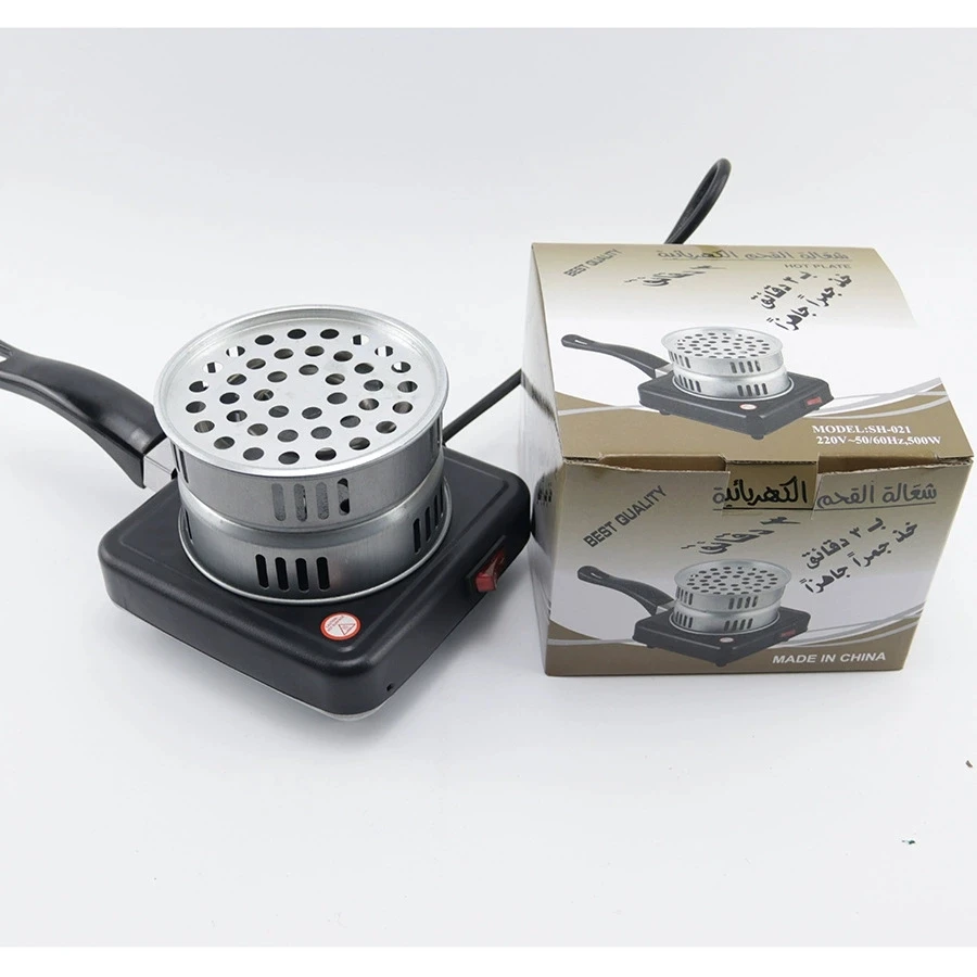 Portable Electric Hookah Charcoal Burner Fast Heating Shisha Coal Stove with Handle Home/Bar Use Hookah Accessories image 3