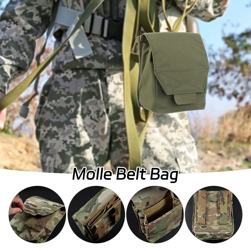Men Waist Bag Tactical Molle Belt Bag Portable Outdoor Shooting Hunting Tools Packs Grocery Pouch Training Emergency Medical Bag