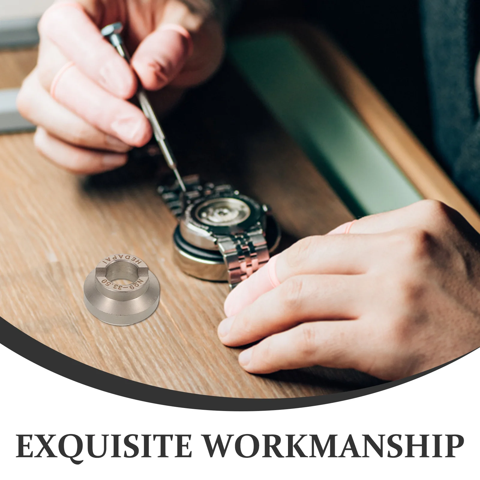 أداة إزالة الغطاء الخلفي للساعة مقاس 33.5 ملم، أداة إصلاح احترافية لإزالة الظهر