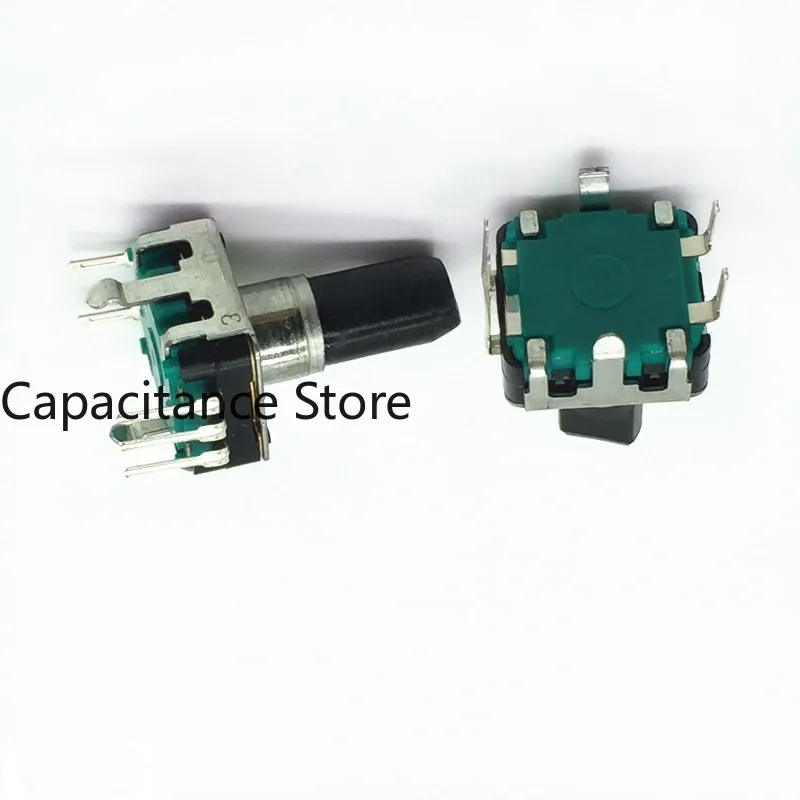 5PCS Encoder EC12E2414403 24 Pulse number with switch Stepless handle length 15mm