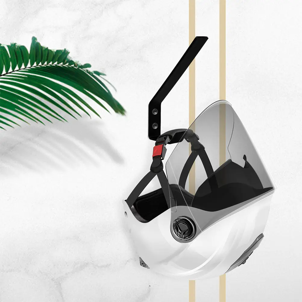 

Комплект из 2 настенных крючков для мотоциклетных шлемов из нержавеющей стали, органайзер для головных уборов, держатель для ковбойских шляп, подставка для хранения в гараже