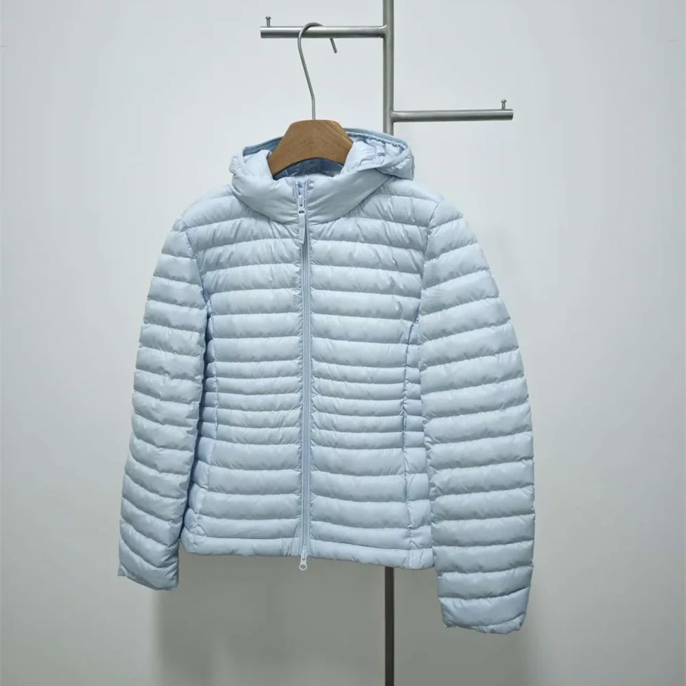 2025 inverno feminino leve para baixo jaqueta quente fino ajuste com capuz jaqueta y2k nova moda de alta qualidade outerwear sutiã