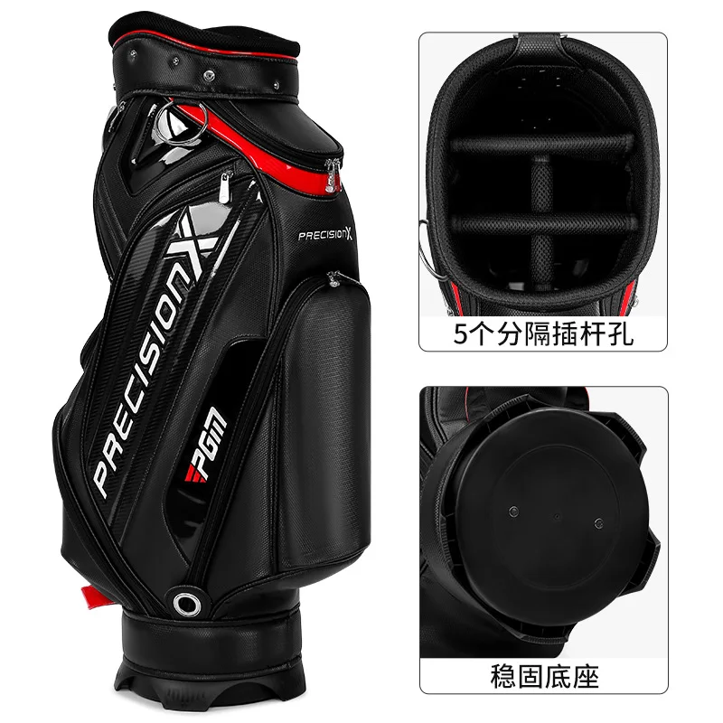 PGM Golf Bag Men's Club Bag PU Waterproof Large Capacity Golf Bag