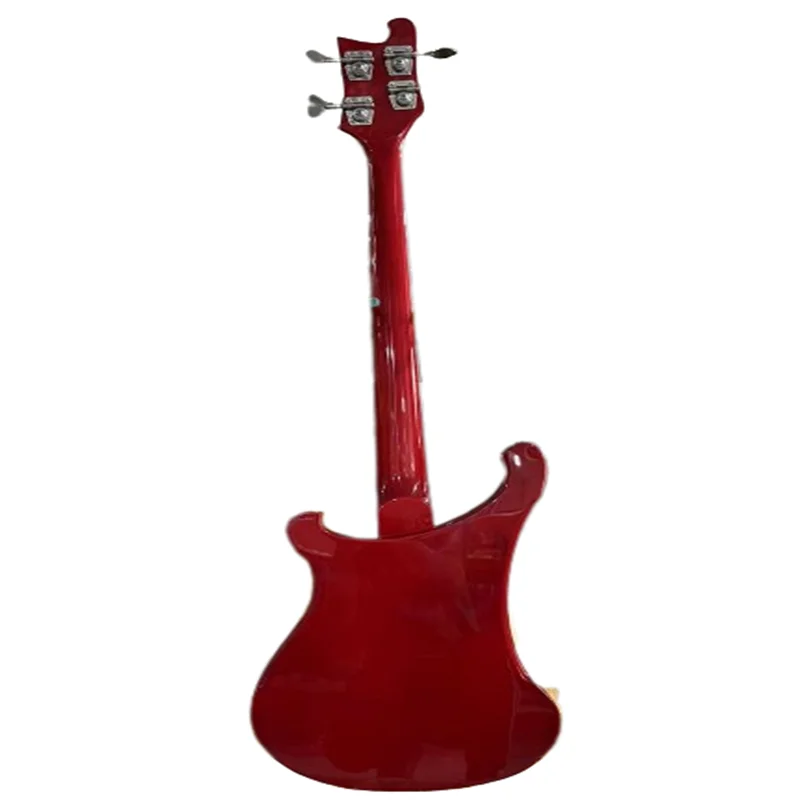 Rickenback 4003 Bass Electric Guitar Transparent Red Color Rosewood Fretboard High Quality Guitar