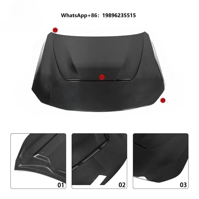 Dry Carbon Fiber N Style Front Vented Hood for M2 G87 2 Series G42 M240I Coupe Body Kits Car Engine Valve Cover Hood