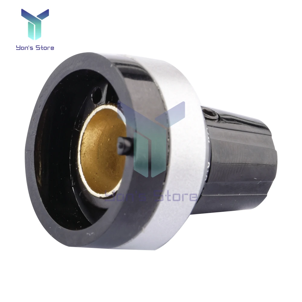 1 botão do potenciômetro do botão da escala da precisão dos pces 3590s 6.35mm equipado com potenciômetro da multi-volta