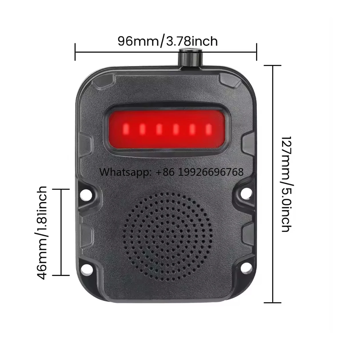 

Volume Adjustable Blind Spot Radar BSD Alarm Speaker Fit for Truck Bus Car Pedestrians Detection Alert DVR Recorder Monitor