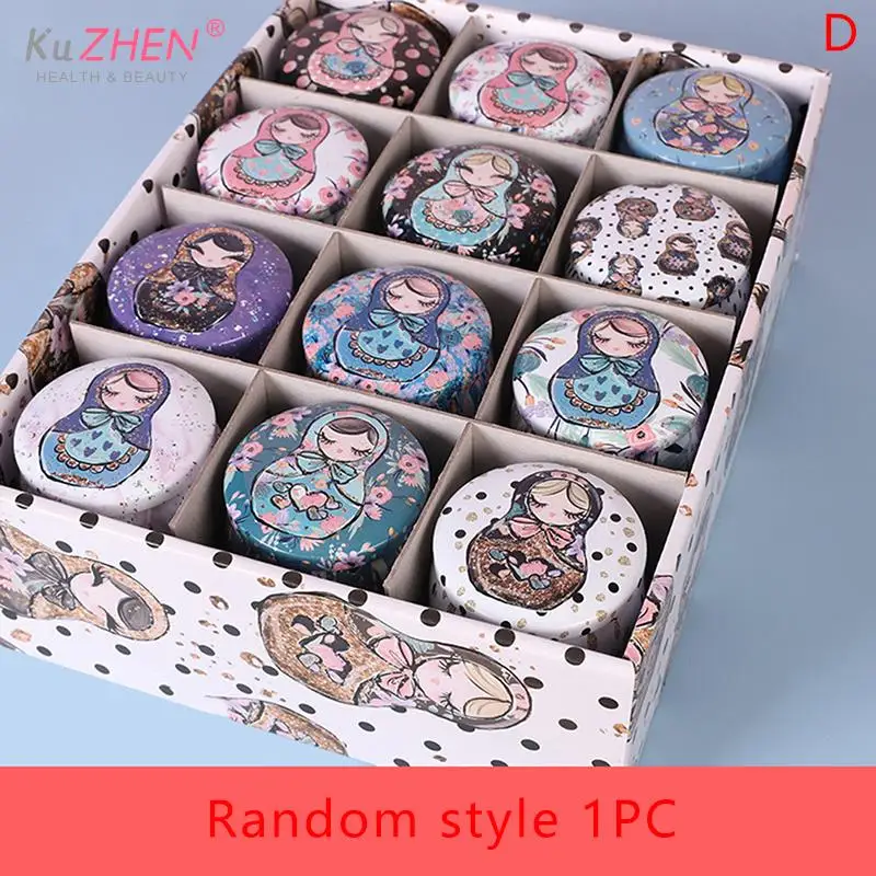 1PCS Pill Case Pills Container Empty Storage Case Box Rhinestones Gems DIY Jewelry Accessories Tin Pill Organizer Tools Pill Box