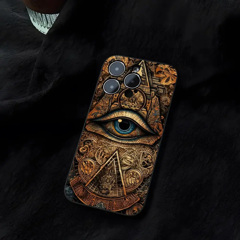 Egyptian Eye of Horus Art Phone Case Funda for iphone 14 16 13 11 15ProMax 12 Pro Max Mini Xr Xs X 7 Plus Covers