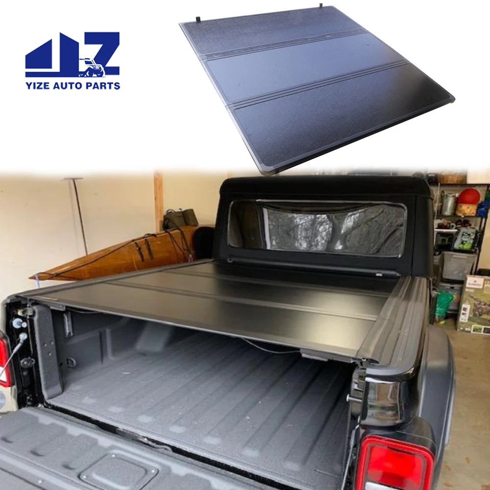 Roller Lid Tri-Fold Hard Tonneau Covers Aluminum Truck Bed Cover For Jeep Gladiator JT 2019+