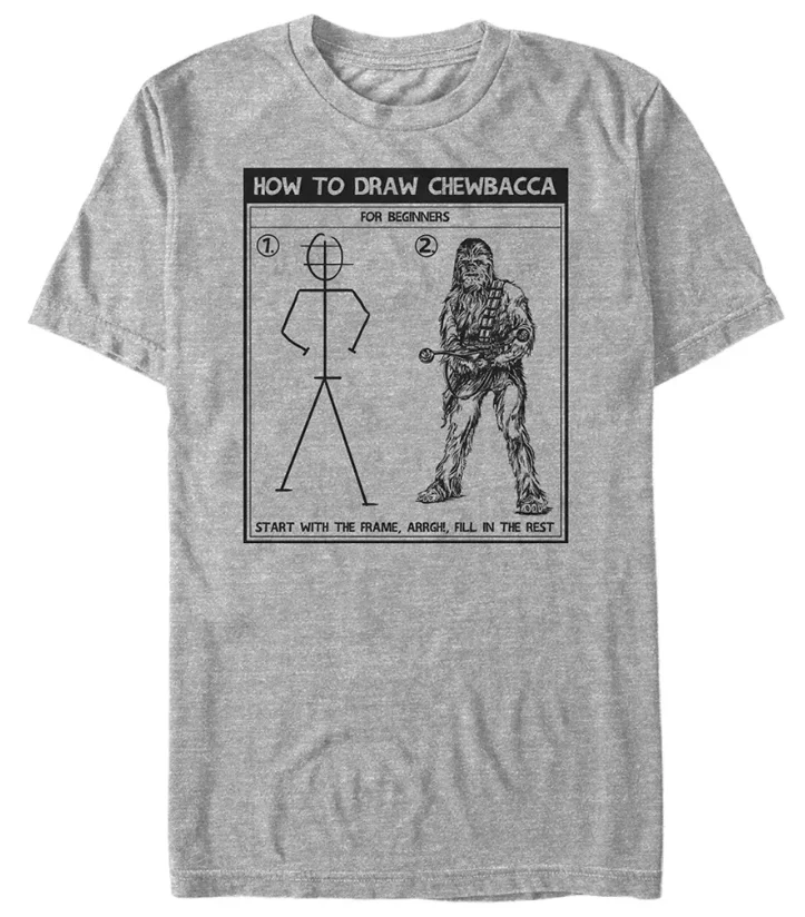 

American Star Wars men's and women's short-sleeved T-shirts, sci-fi retro casual printed Star Wars logo streetwear tops