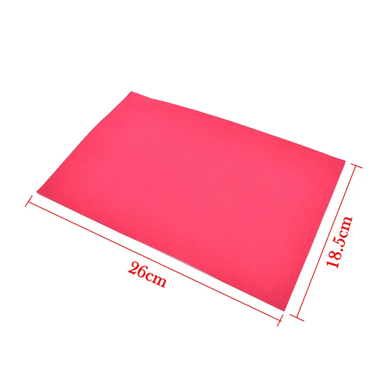 Folhas de espuma EVA para crianças, Papel artesanal, Fun Craft Gift, 260x185x2mm, 10 unidades por pacote