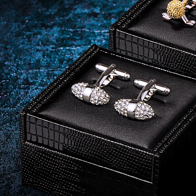 

KFLK Jewelry Brand Cuff links Wholesale Buttons Luxury Wedding High Quality shirt cufflinks for mens sale guests