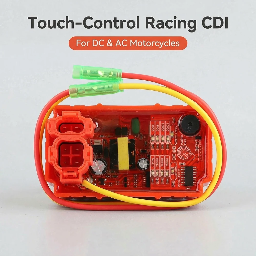Neuer RACING DC AC CDI 6PIN für TITAN 99 TITAN99 Smart Touch Einstellbare Geschwindigkeitsbegrenzung 6000-12000 U/min Zündung XR 200 NX 150 200 350