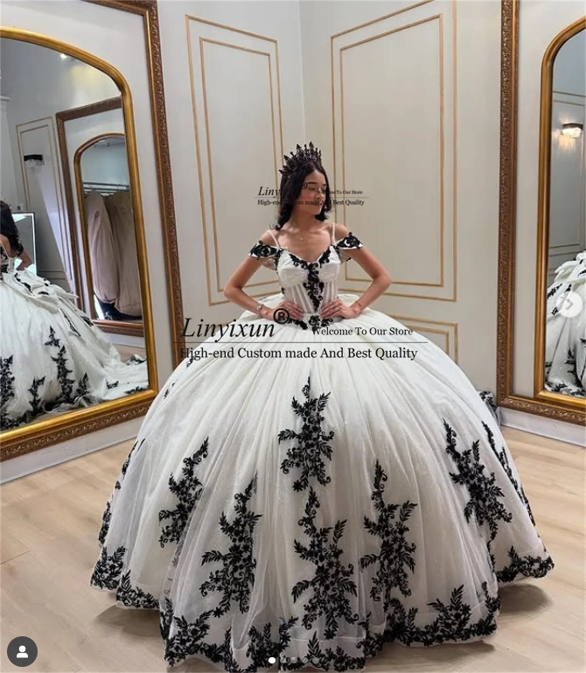 

Mexican Ball Gown Quinceanera Dresses With Appliques Lace Off Shoulder Princess Sweet 16 Gown Customized Vestidos De 15 VX Años