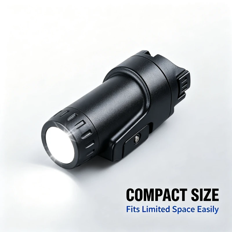 Metal Alloy Mini Light Ornament Strobe Function Side Mount Decoration for Model Accessories