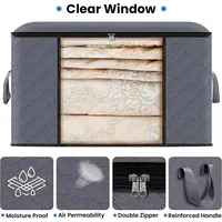 1/3pc Large Capacity Clothes Storage Bag Foldable Blanket Storage Bags Storage Containers for Organizing Bedroom Closet Clothing - Image 5