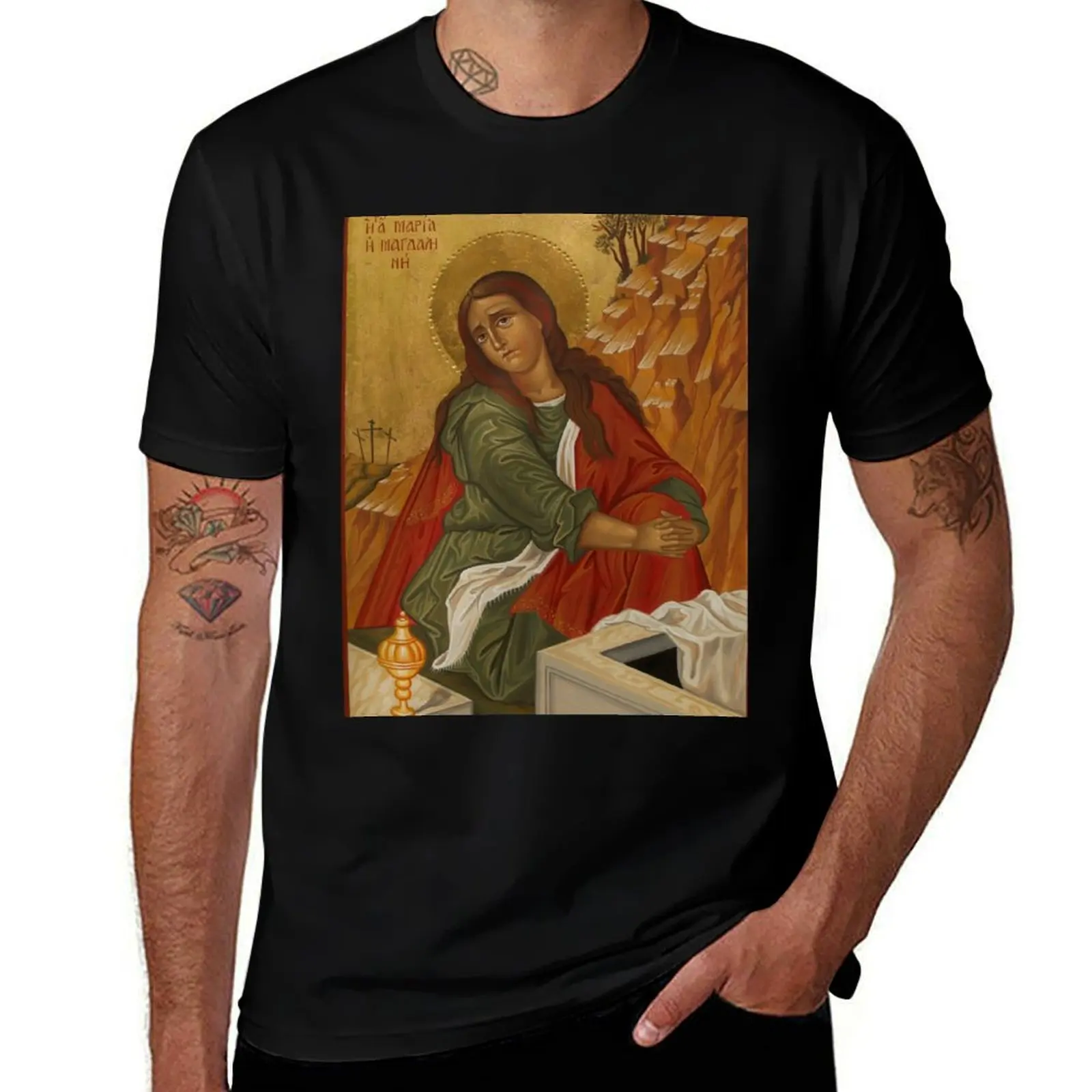 

St Mary Magdalene T-Shirt man tshirt t shirts for man graphic funny T-Shirt