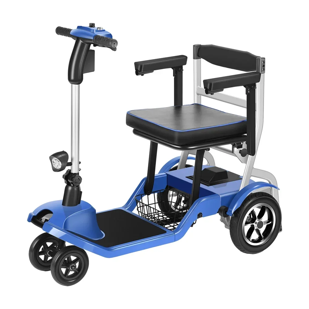 Most Popular HF2 Disabled Electric Scooter 4 Wheel Folding Mobility Scooter For Elderly