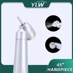 45 Degree Handpiece A-Grade Ceramic Bearings Dental High Speed High Rotation Pen Push Button Water Spray Air Turbine E Generator