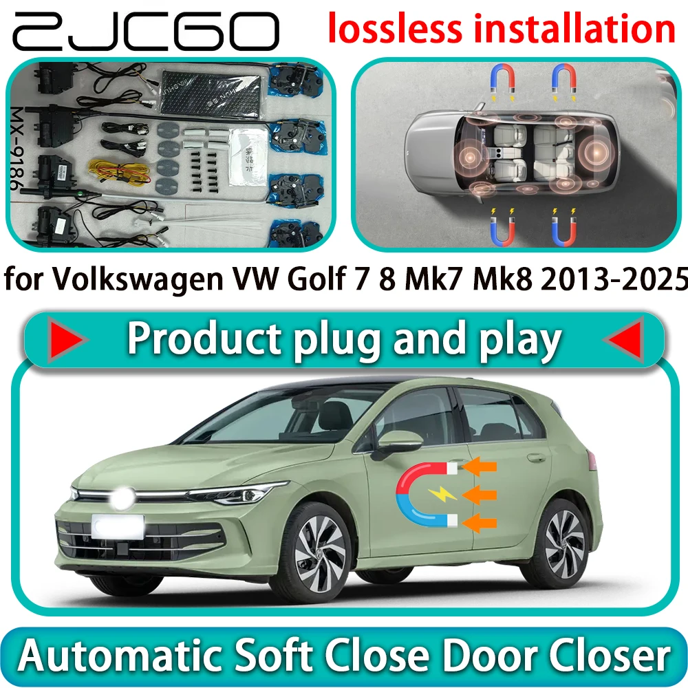 

for Volkswagen VW Golf 7 8 Mk7 Mk8 2013-2025 Auto Pull Soft Close Door Kit Power Latch Electric Door Catch Soft Closing Assist