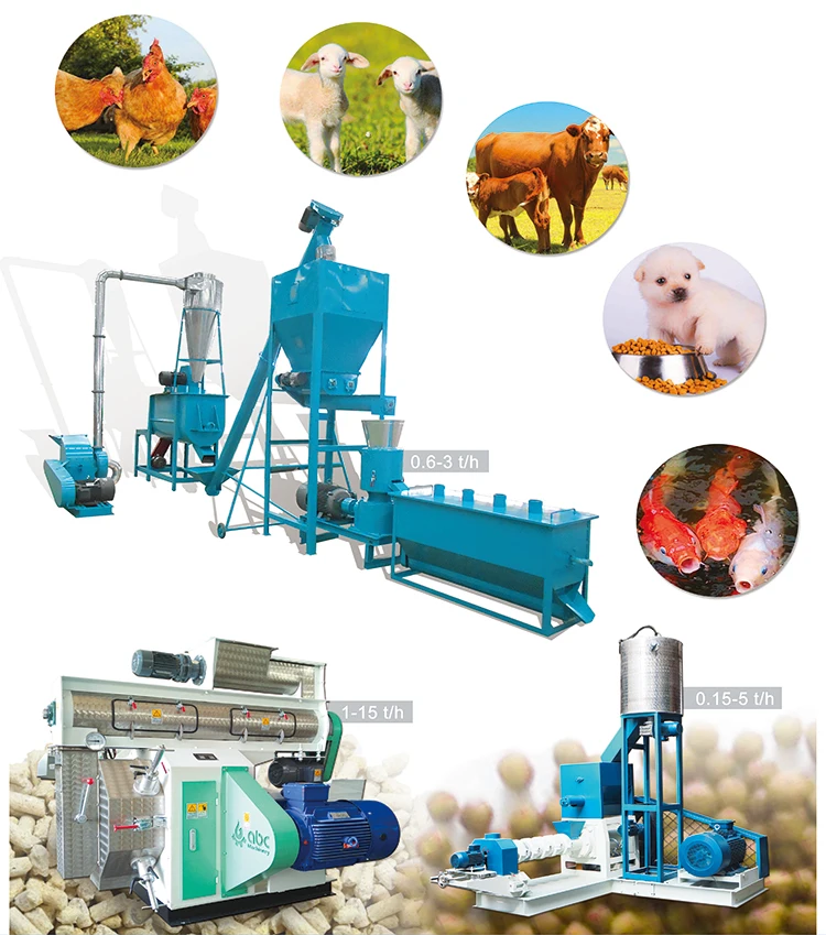 Multifunctional New Stainless Steel Feed Production Line OEM Turnkey for Turkey Cat & Birds
