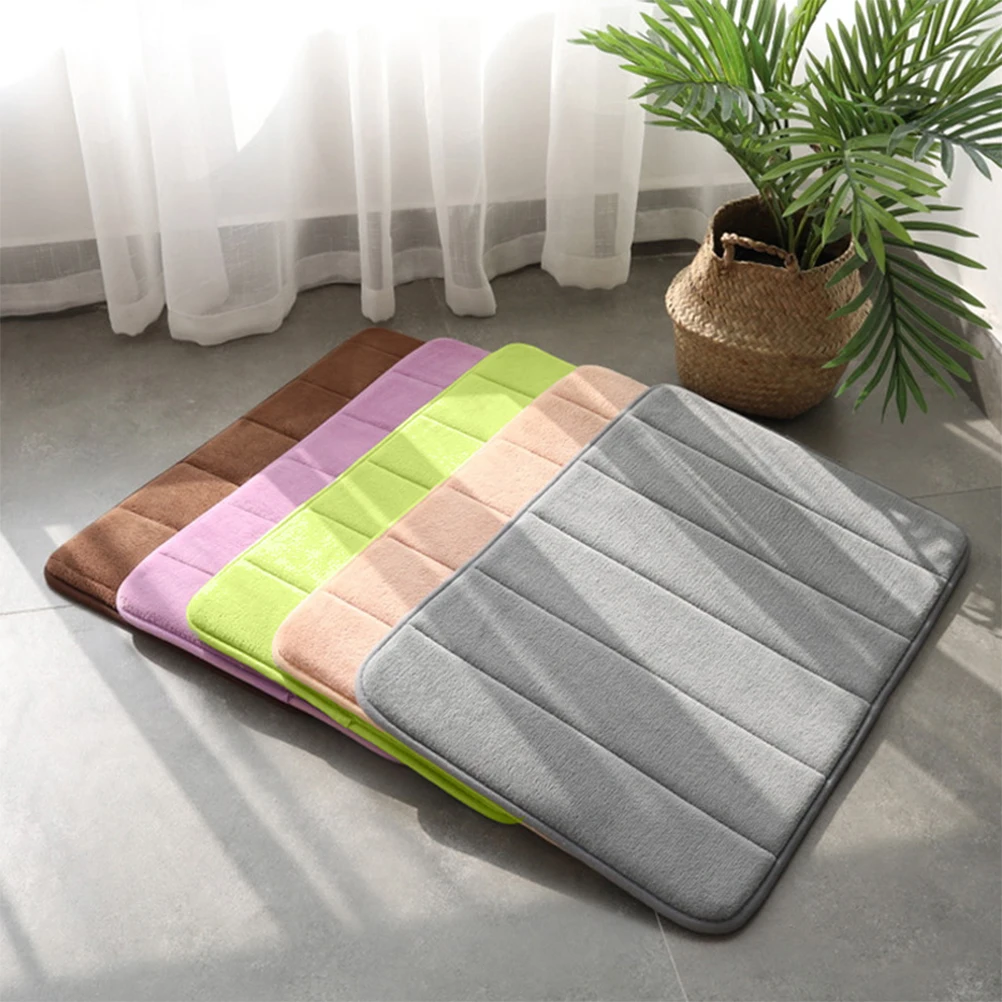 

Memory Foam Non-Slip Floor Mat Bathroom Carpet Absorbent Decorative Home S Resistance Bedroom Living Room Mat Machine