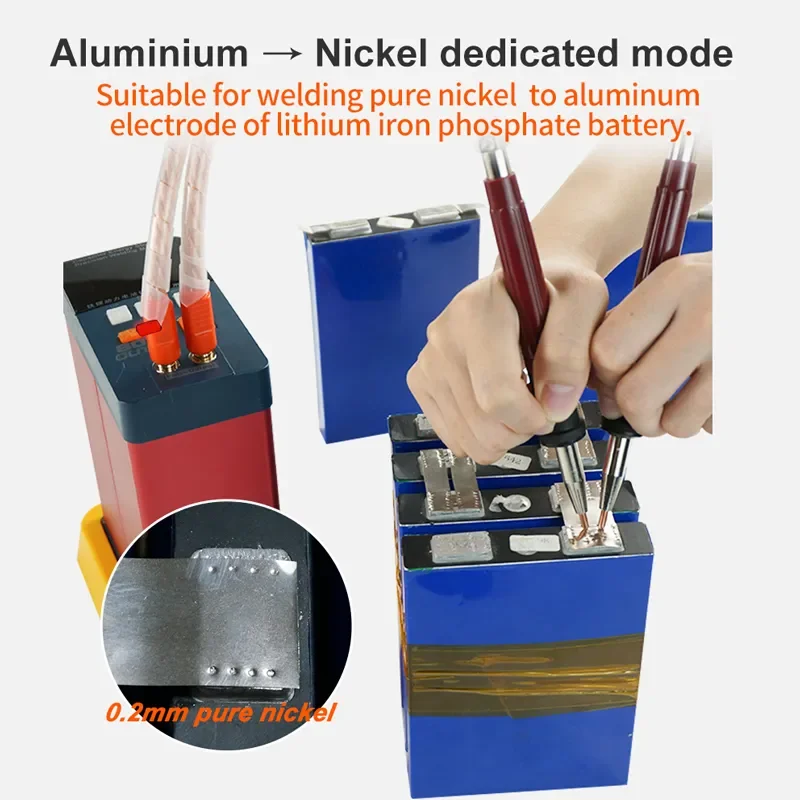 Máquina de soldadura por puntos de pulso de alta corriente, 3500A, 801H, baterías de fosfato de hierro y litio, se puede soldar, soldadura de aluminio y níquel